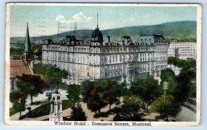 Windsor Hotel - Dominion Square - Montreal CANADA Postcard