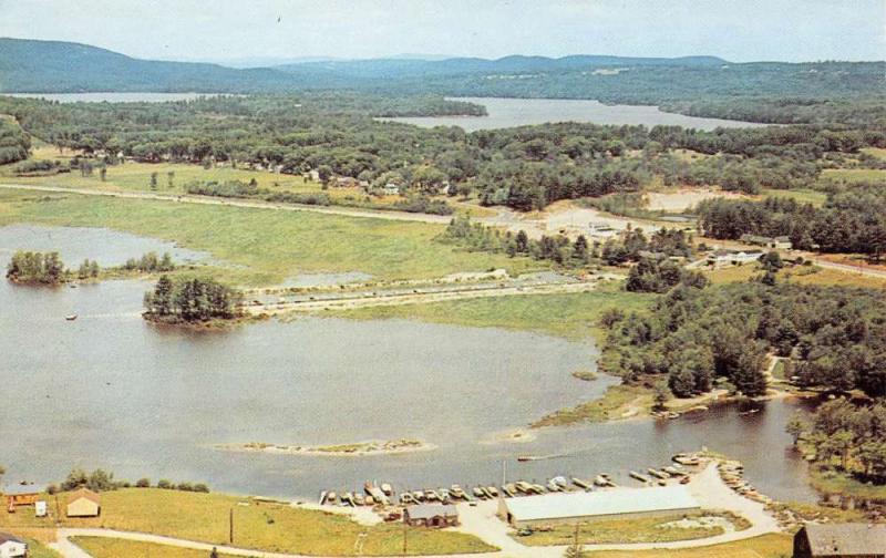 Raymond Maine Birdseye View Of City Vintage Postcard K71632