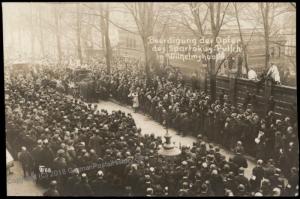 Germany Revolution Spartakus Putsch Victim Funeral RPPC Wilhelmshaven 61347