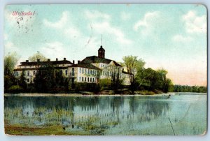 Dayton Iowa IA Solna Sweden Postcard View of Ulriksdal 1910 Posted Antique