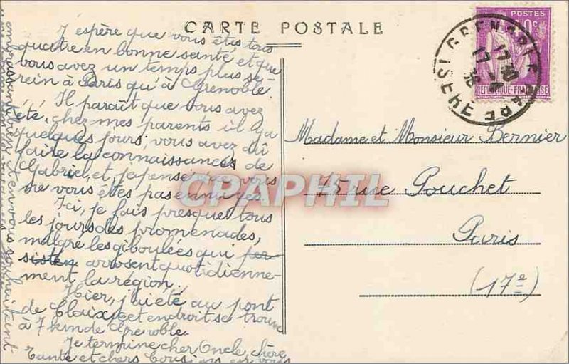 Old Postcard Dauphine Sassenage Le Chateau des Cotes