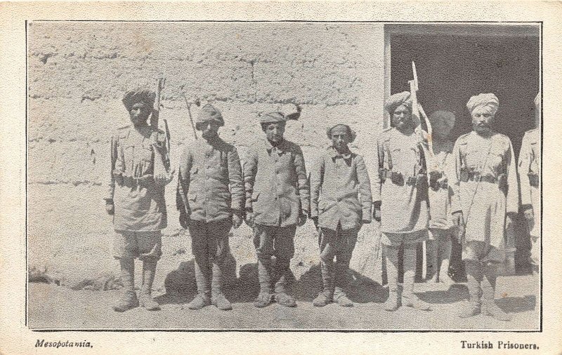 br104938 turkish prisoners mesopotamia  iraq  turkey