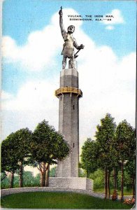 Postcard MONUMENT SCENE Birmingham Alabama AL AO3118