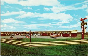 The Homestead Motel Grenfell Saskatchewan Postcard E99