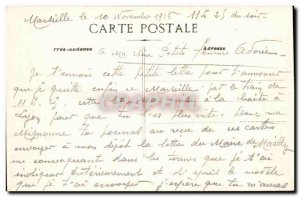 Marseille - Basin Carenage - Transporter Bridge - Old Postcard