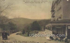 White & Greenbrier Mountain - White Sulphur Springs, West Virginia