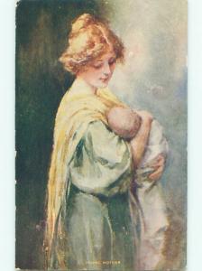 Divided-Back PRETTY WOMAN Risque Interest Postcard AA8658