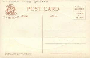 c1910 Eugene Oregon Glimpse Rose Garden Depot frame like Postcard 25-11978