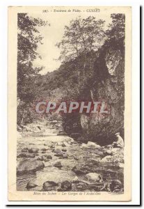 Cusset Old Postcard Surroundings of Vichy Rives du Sichon The gorges of & # 3...