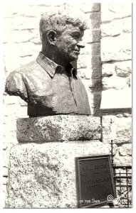 RPPC Sanborn Postcard S-1259 Bust Will Rogers Shrine of the Sun Colorado Springs