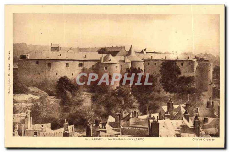 Old Postcard Sedan Le Chateau Fort