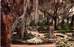 Historic Bellingrath Gardens Monolith Mobile Alabama DB Cancel WOB Postcard 
