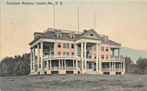 CATSKILL MTNS NEW YORK~SCHOHARIE MANSION~ROTOGRAPH 1909 PHOTO POSTCARD