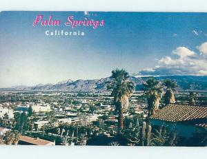 Pre-1980 PANORAMIC VIEW Palm Springs - Near Anaheim & Los Angeles CA i0798