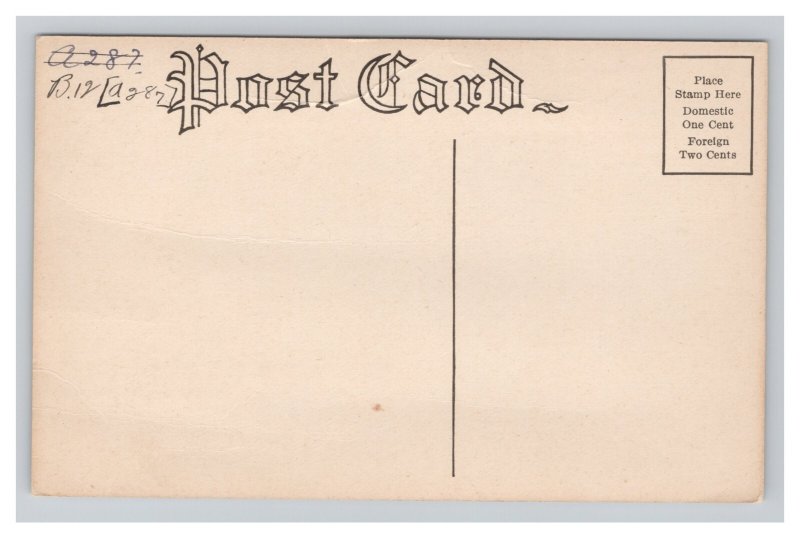 Abilene Kas. Kansas McKinley School Postcard