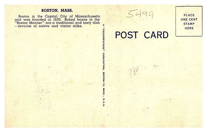 Greetings from BEANTOWN Massachusetts