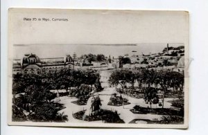 424044 Argentina Corrientes plaza 25 de Mayo Vintage photo postcard