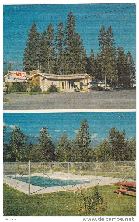 2-Views, Mary's Motel Right In Town, Swimming Pool, Golden, British Columbi...