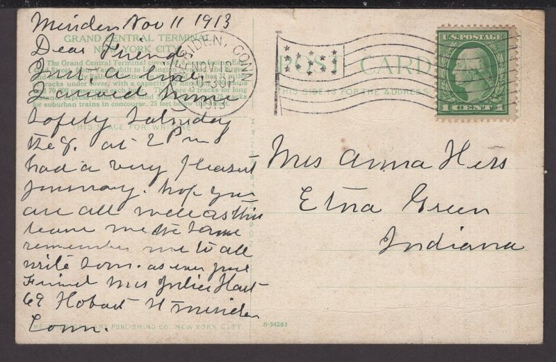 New York City - Grand Central Terminal pm1913 - DB