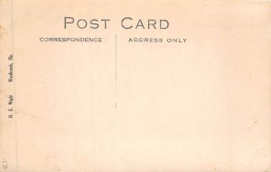 Westbrook Maine Two Men in Workshop Real Photo Vintage Postcard AA88031