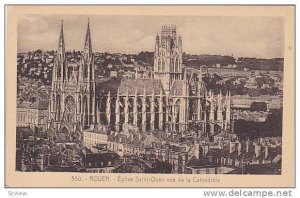 ROUEN, Eglise saint-Ouen vue de la Cathedrale, Haute-Normandie, France, 00-10s