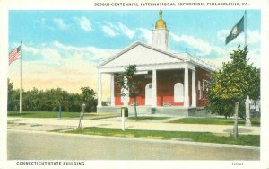 Philadelphia PA Sequi-Centennial Int'l Expo Connecticut State Bldg WB Po...
