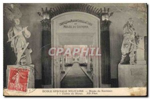 Old Postcard Ecole Speciale Militaire Museum Memorial Museum of Entree