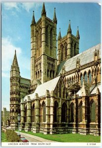 Postcard - Lincoln Minster From South East - Lincoln, England