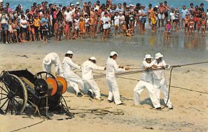 US lifesaving service Performing a breeches buoy drill US lifesaving service ...