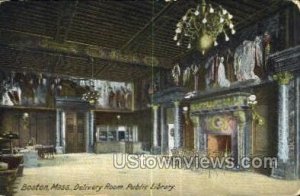 Delivery Room, Public Library - Boston, Massachusetts MA  