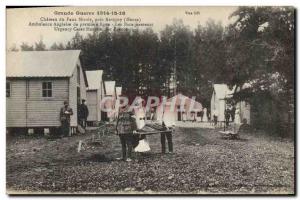 Postcard Old Sante Army False Mirror Castle near Revigny Meuse English first ...