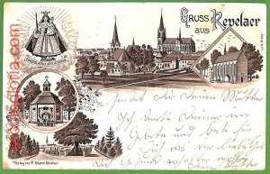 ah1340 - GERMANY - VINTAGE POSTCARD Postcards - Greetings from Kevelaer-