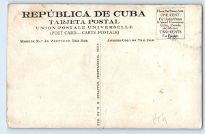 Cuba Postcard Spanish Soldiers Shooting Cuban Spies Revolution c1910