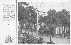 1925 Chatham Cape Cod Massachusetts Mayflower Tourist Camp Postcard 25-10034