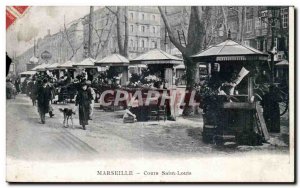 Marseille - Cours Saint Louis - Old Postcard