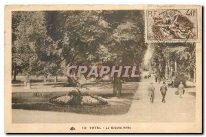 Old Postcard Vittel Grande Allee