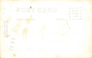 Kittanning Pennsylvania Architects Draft Table? Real Photo Postcard AA96707