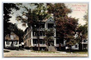 United States Hotel Litchfield Connecticut CT UNP  DB Postcard G17