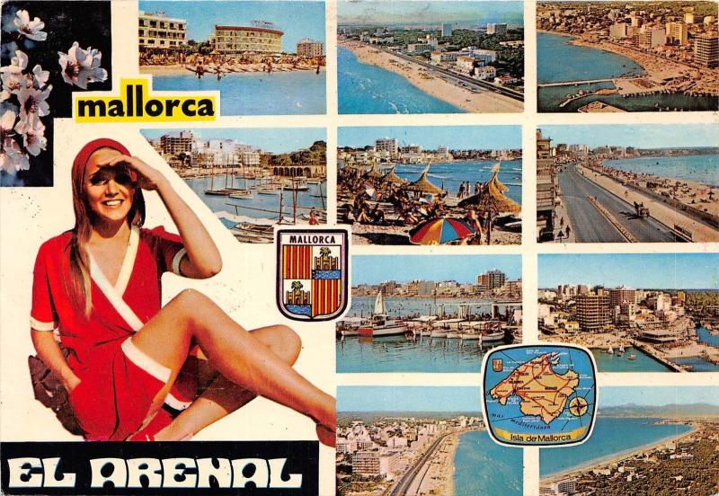 B53318 Mallorca El Arenal boats bateaux multi vues  spain