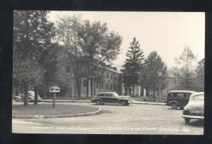 RPPC SPENCER INDIANA MCCORMICK'S CREEK PARK OLD CARS REAL PHOTO POSTCARD