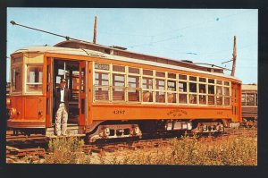 Kennebunkport, Maine/ME Postcard, Seashore Trolley Museum, Trolley #4387