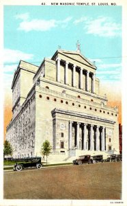 Missouri St Louis The New Masonic Temple Curteich