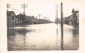 G35/ Dayton Ohio RPPC Postcard Germantown Greencastle 1913 Flood Disaster