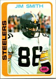 1978 Topps Football Card Jim Smith Pittsburgh Steelers sk7485