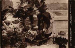 CPA AK Salon de Paris. L. DE SCHRYVER Au marche aux fleurs (707249)