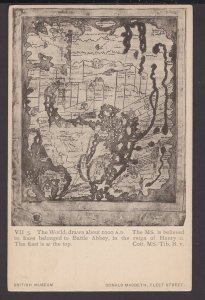 British Museum The World drawn about 1000 A.D. to have belonged to Battle Abbey