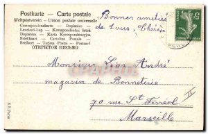 Old Postcard Fancy Pretre