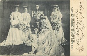 Royal wedding prince Gustaf Adolf & princess Margareta 15 June 1905 Sweden