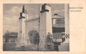 Faenza Italy Expo Ingresso Pricipale Antique Postcard J74933