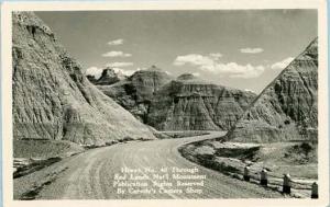 SD - Badlands National Monument, Highway U S 40    *RPPC